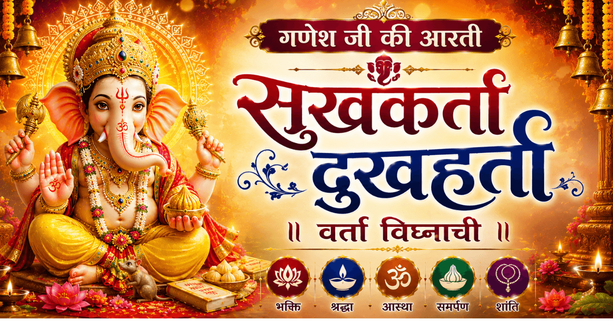 Ganesh Ji Ki Aarti: Sukhkarta Dukhharta Varta Vighnachi