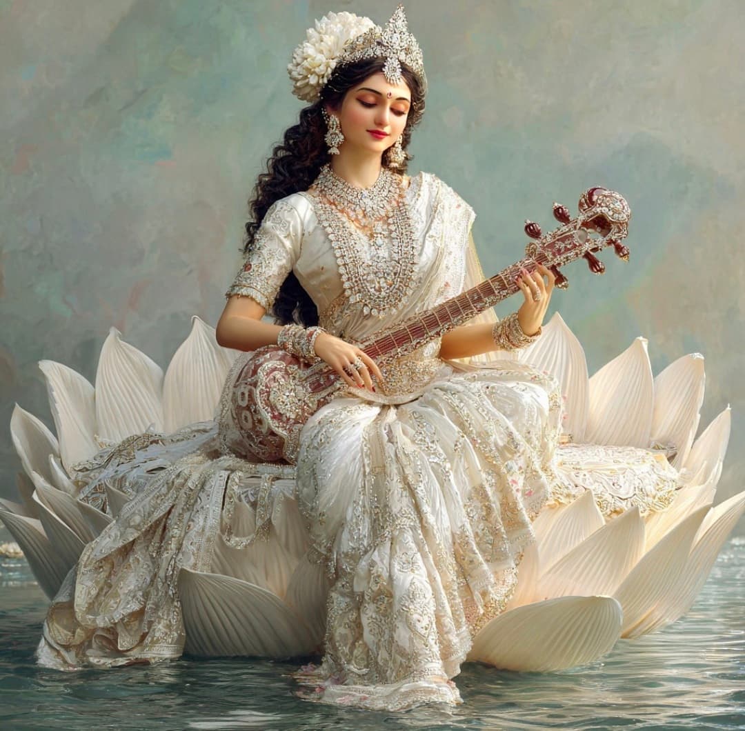 Saraswati Mata Photos | Goddess Saraswati HD, 4K Images